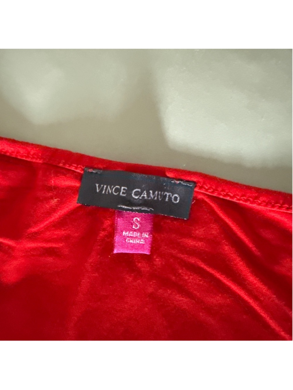 #0241 - Women's Vince Camuto Red Maxi Dress S - Picture 2 of 2